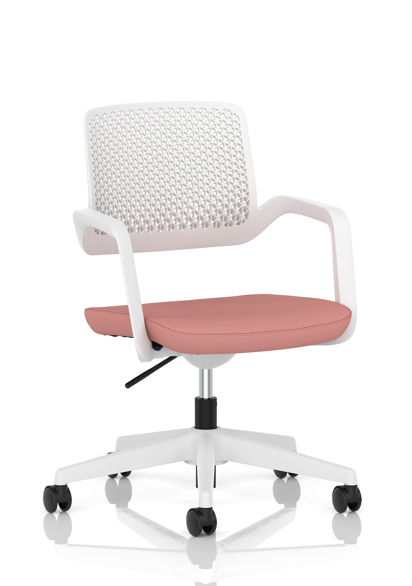 Cosmo Task Operator Chair White Bespoke Quest Shrimp - Industrious Decor