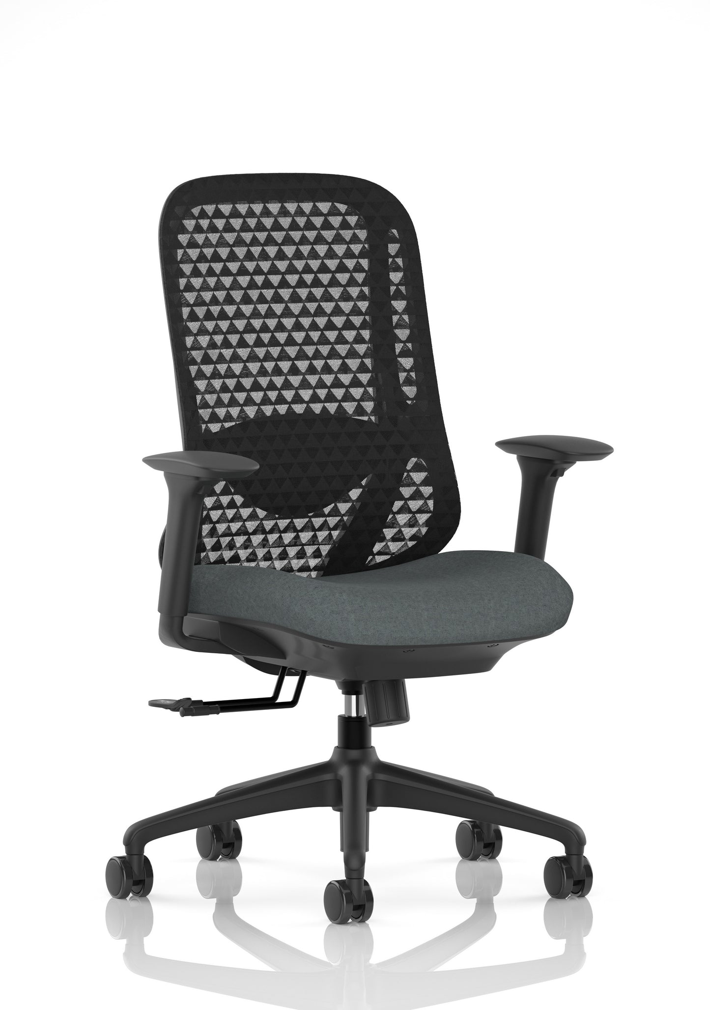 Prism Ergonomic Mesh Back Office Chair with Adjustable Arms Bespoke Rivet Tensile None - Industrious Decor