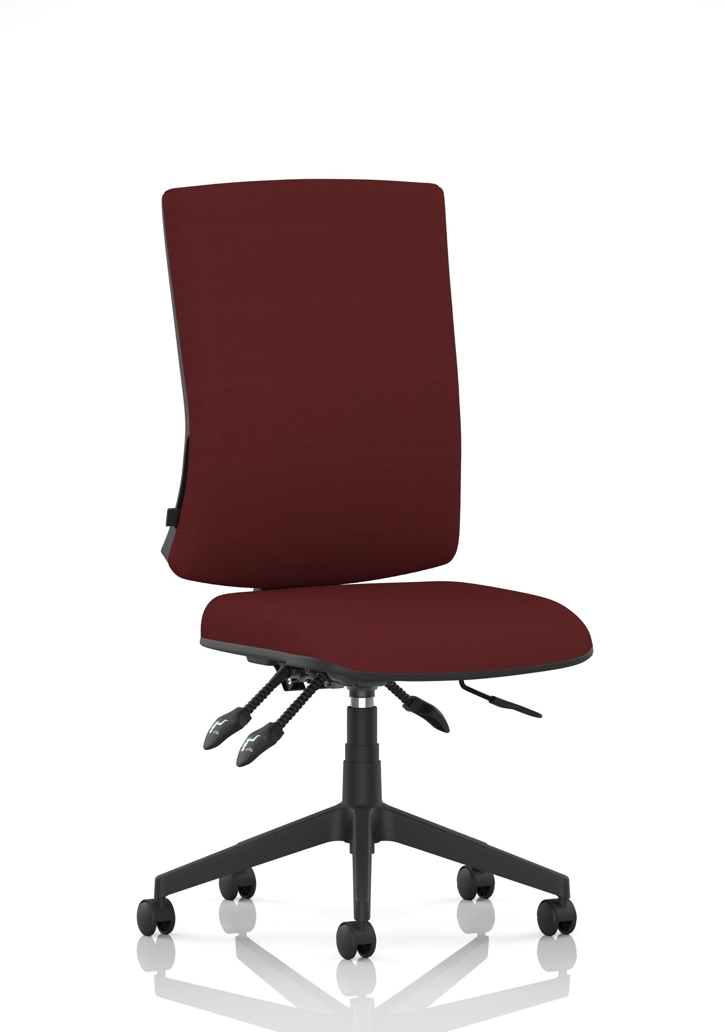 Orlena High Back Ergonomic Task Operator Office Chair Bespoke Ginseng Chilli Matching Bespoke Colour None - Industrious Decor