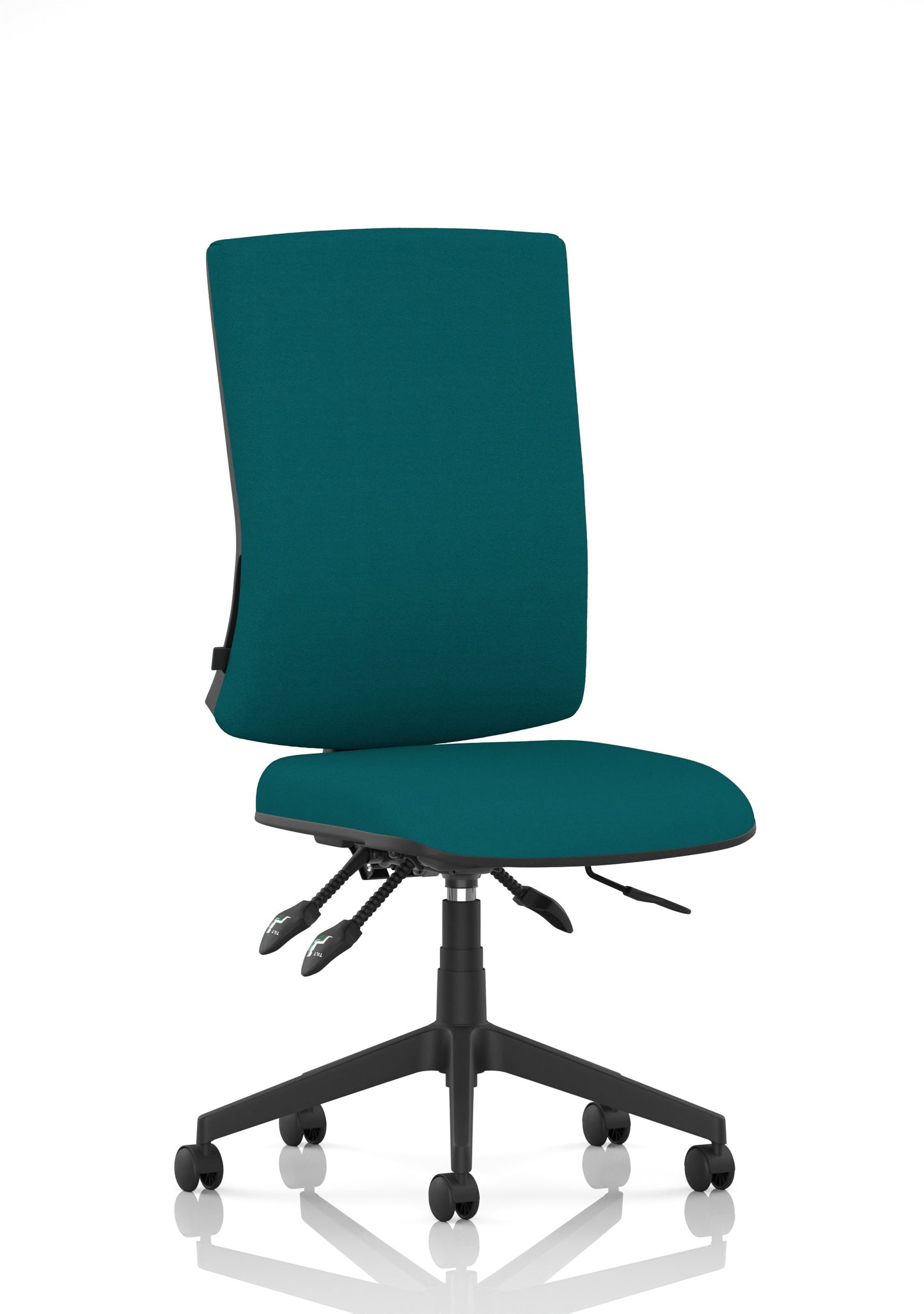 Orlena High Back Ergonomic Task Operator Office Chair Bespoke Maringa Teal Matching Bespoke Colour None - Industrious Decor