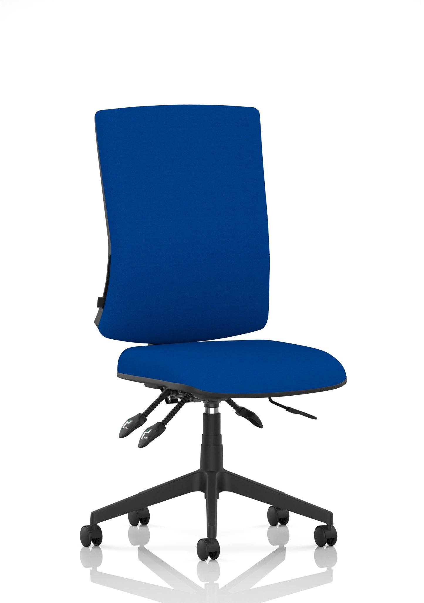 Orlena High Back Ergonomic Task Operator Office Chair Bespoke Stevia Blue Matching Bespoke Colour None - Industrious Decor