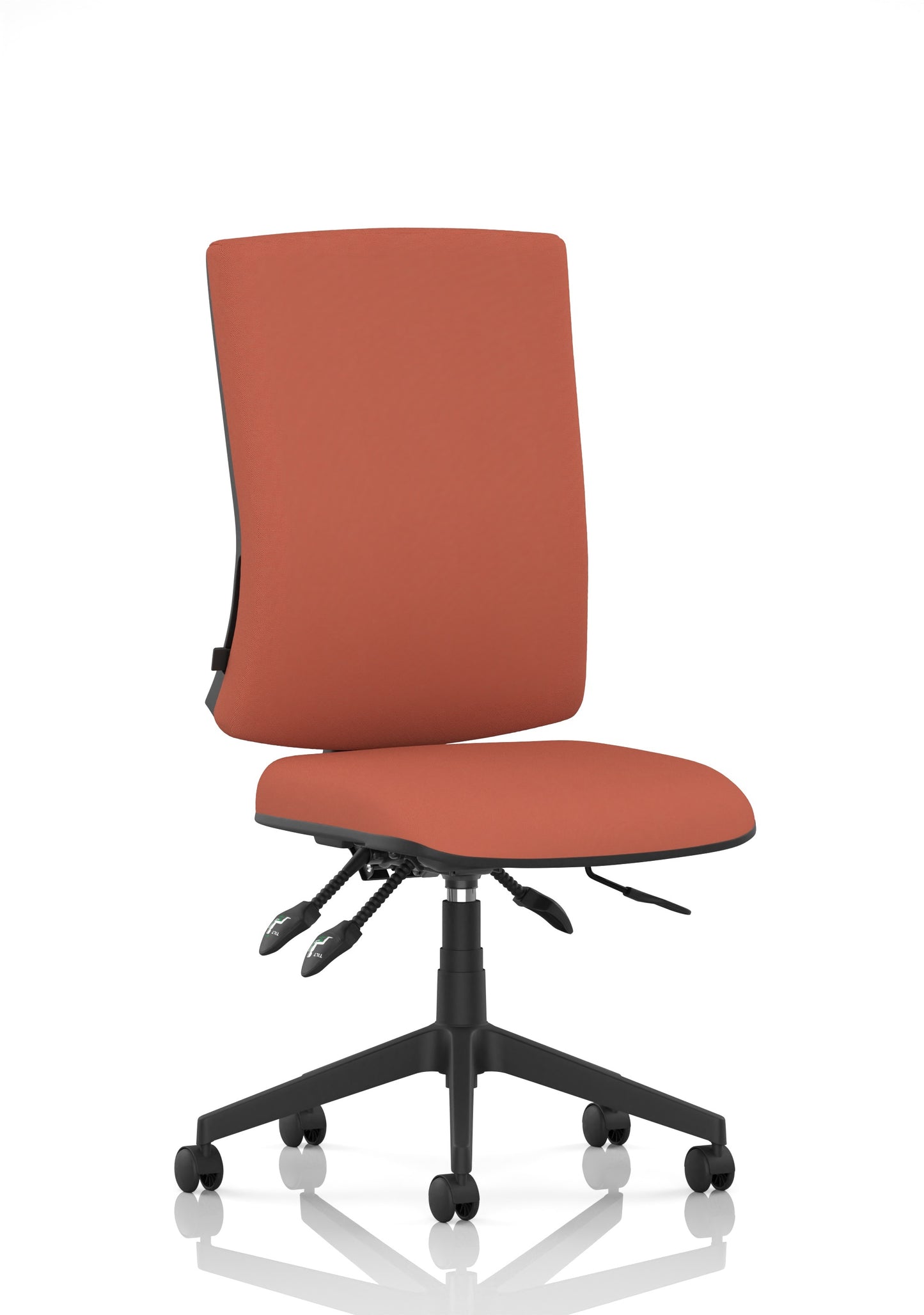 Orlena High Back Ergonomic Task Operator Office Chair Bespoke Quest Crab Matching Bespoke Colour None - Industrious Decor