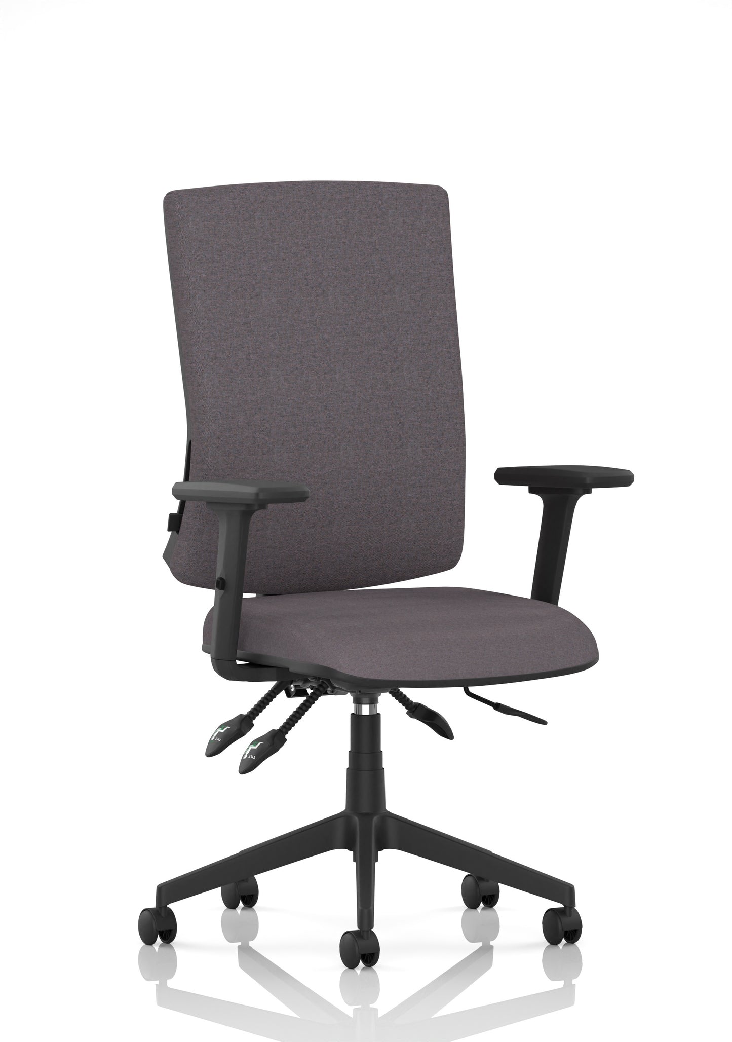 Orlena High Back Ergonomic Task Operator Office Chair Bespoke Rivet Fuse Matching Bespoke Colour With Arms - Industrious Decor