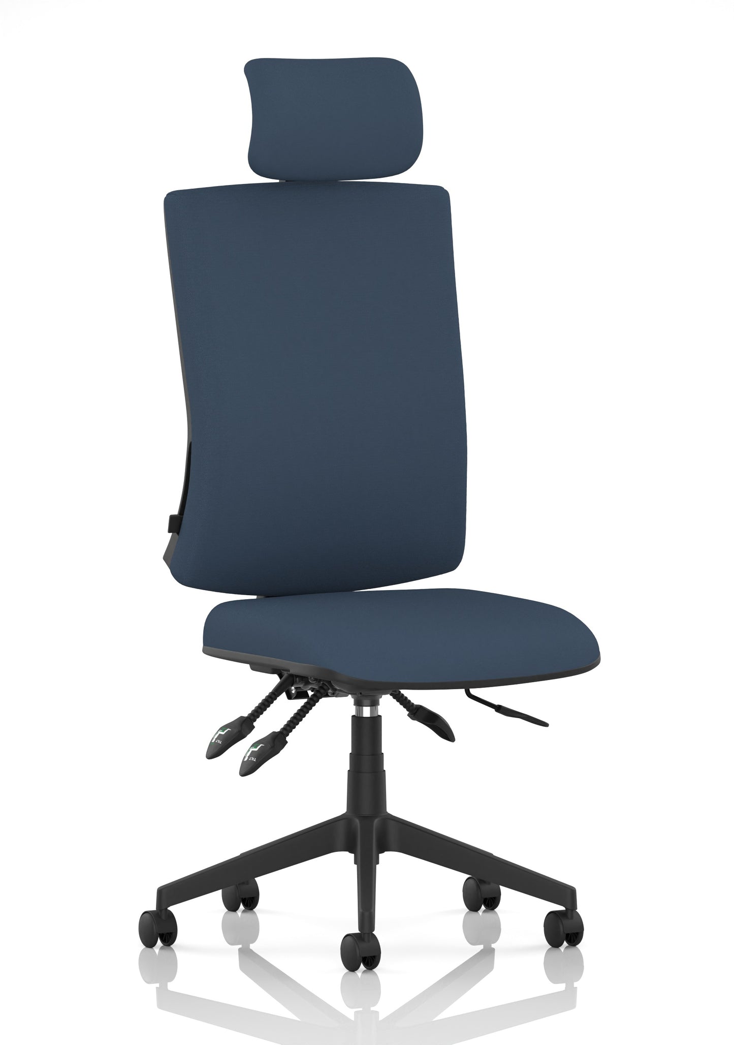 Orlena High Back Ergonomic Task Operator Office Chair with Headrest Bespoke Quest Whelk Matching Bespoke Colour None - Industrious Decor