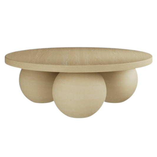 Ball Coffee Table — Light Natural - Industrious Decor
