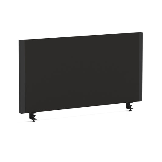 Bramwell Bench Desk Privacy Screen – Black Frame Black 800 - Industrious Decor