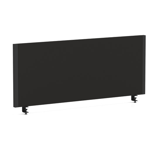 Bramwell Bench Desk Privacy Screen – Black Frame Black 1000 - Industrious Decor
