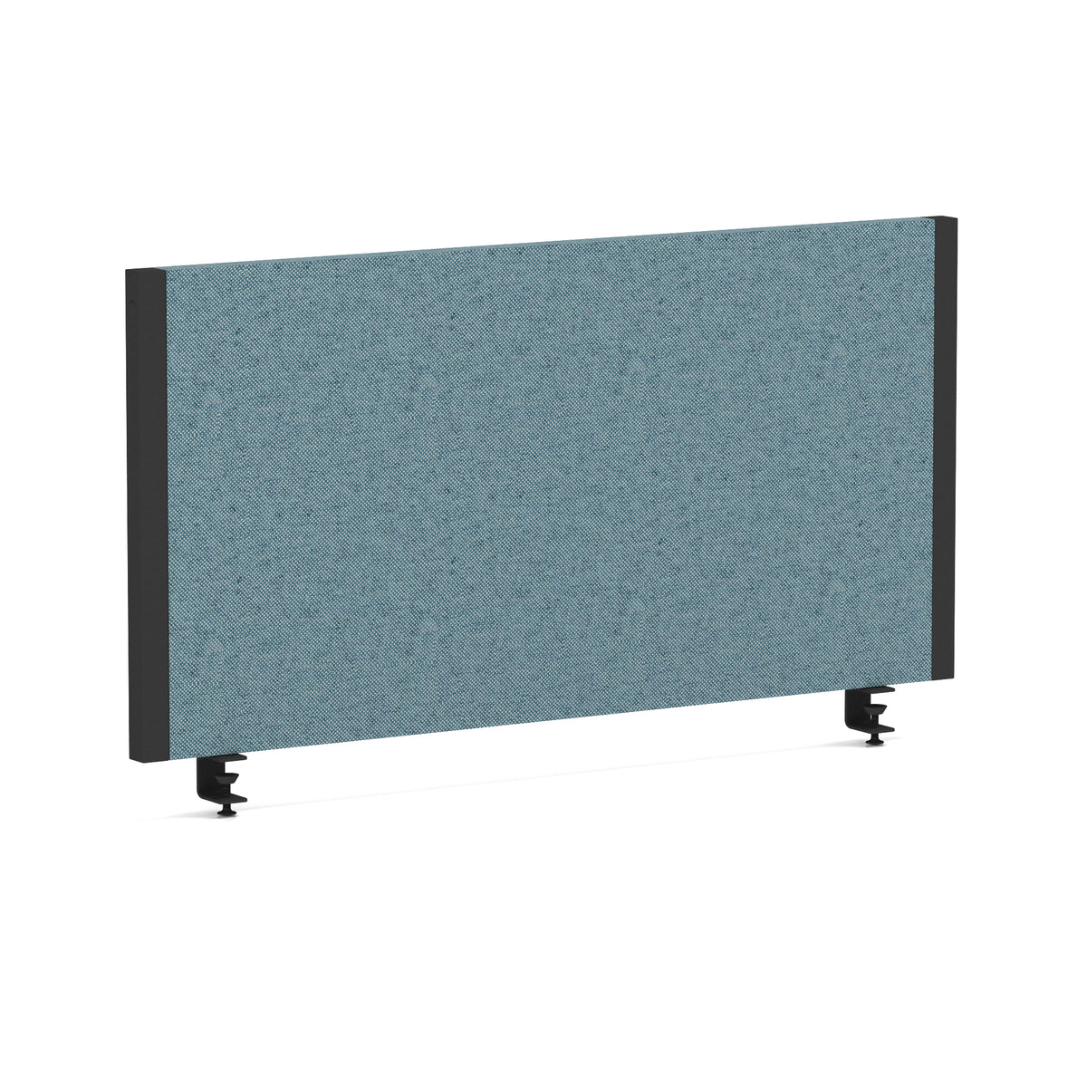 Bramwell Bench Desk Privacy Screen – Black Frame Bespoke Rivet Quench 800 - Industrious Decor