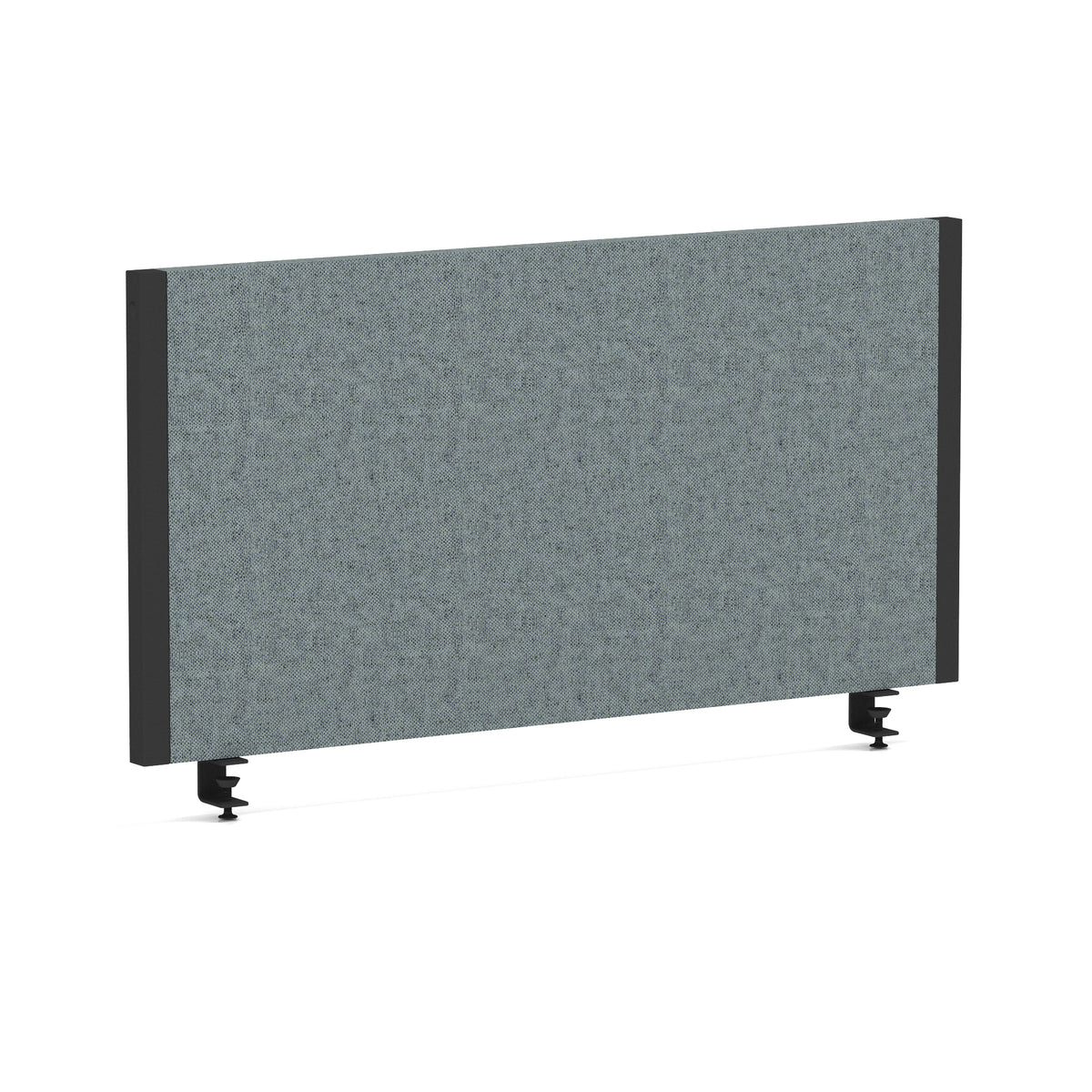 Bramwell Bench Desk Privacy Screen – Black Frame Bespoke Rivet Tensile 800 - Industrious Decor