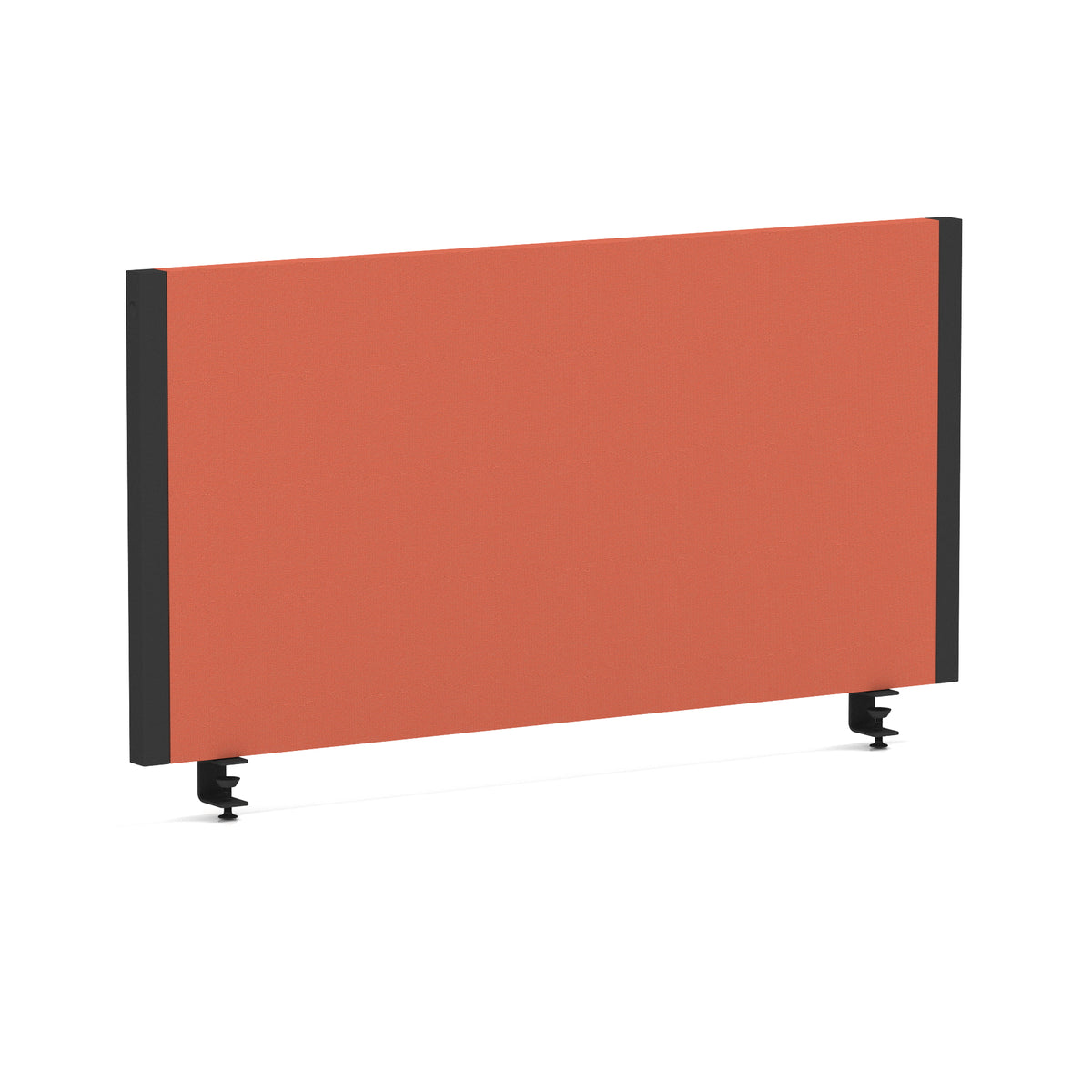 Bramwell Bench Desk Privacy Screen – Black Frame Bespoke Quest Crab 800 - Industrious Decor