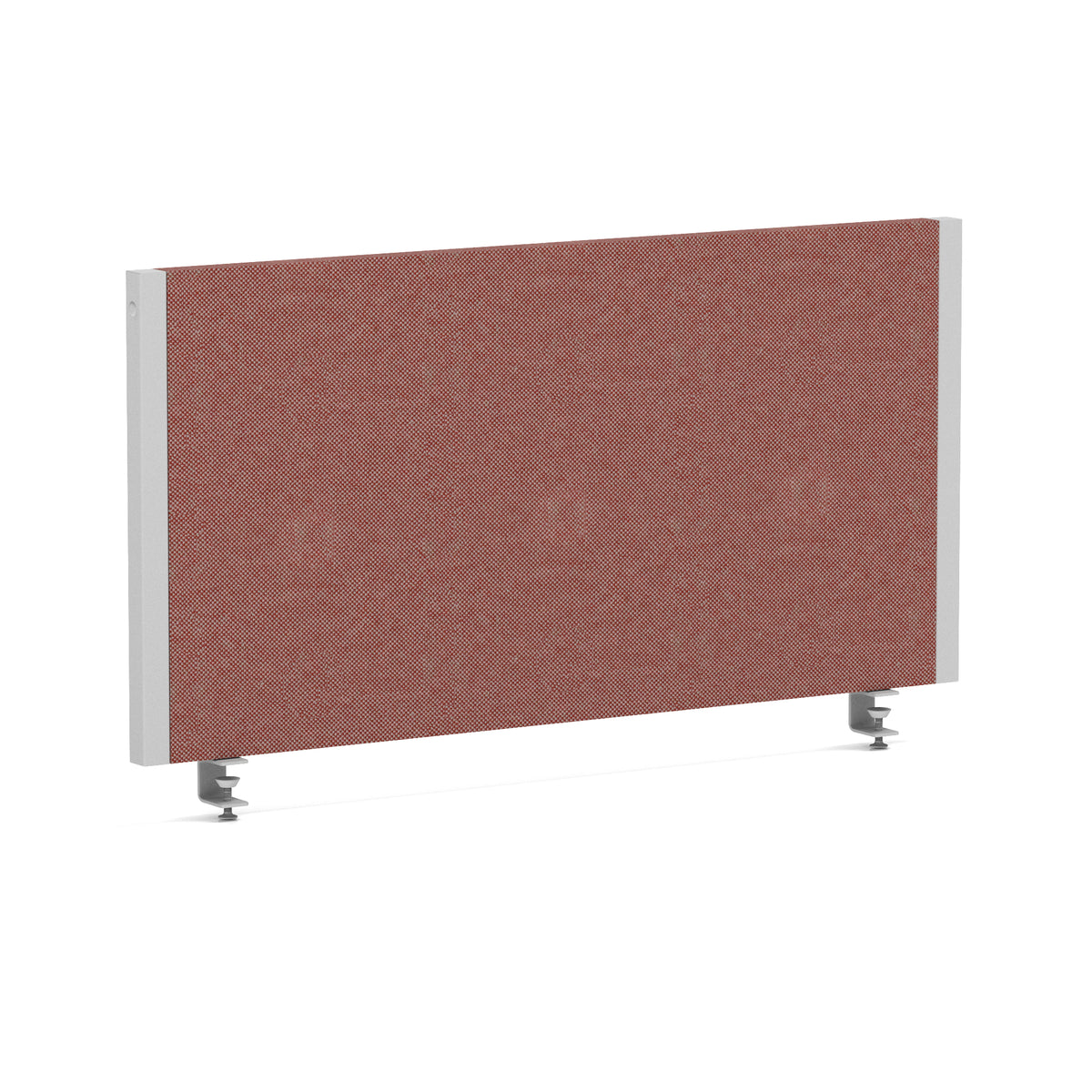 Bramwell Bench Desk Privacy Screen – Silver Frame Bespoke Rivet Forge 800 - Industrious Decor