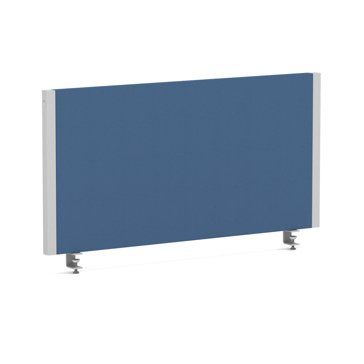 Bramwell Bench Desk Privacy Screen – Silver Frame Bespoke Quest Limpet 800 - Industrious Decor