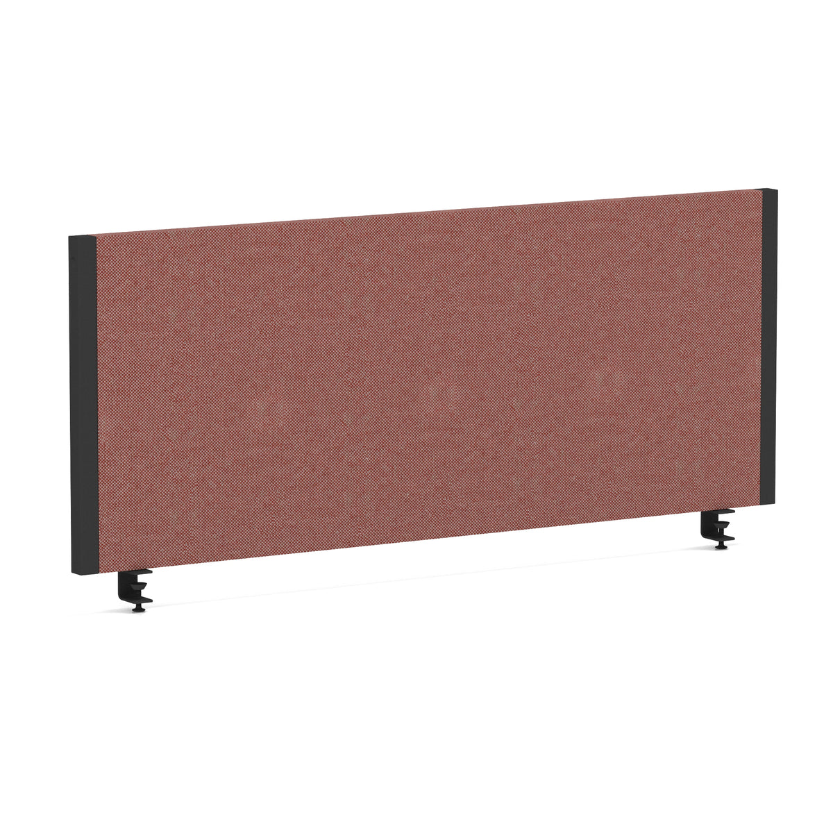 Bramwell Bench Desk Privacy Screen – Black Frame Bespoke Rivet Forge 1000 - Industrious Decor
