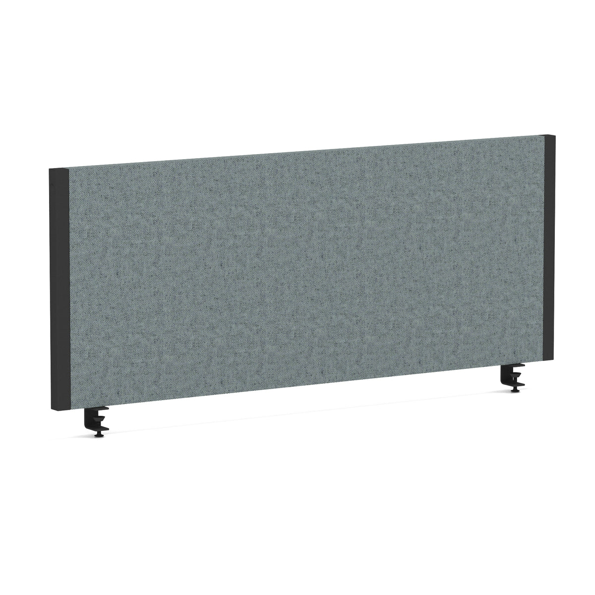 Bramwell Bench Desk Privacy Screen – Black Frame Bespoke Rivet Tensile 1000 - Industrious Decor