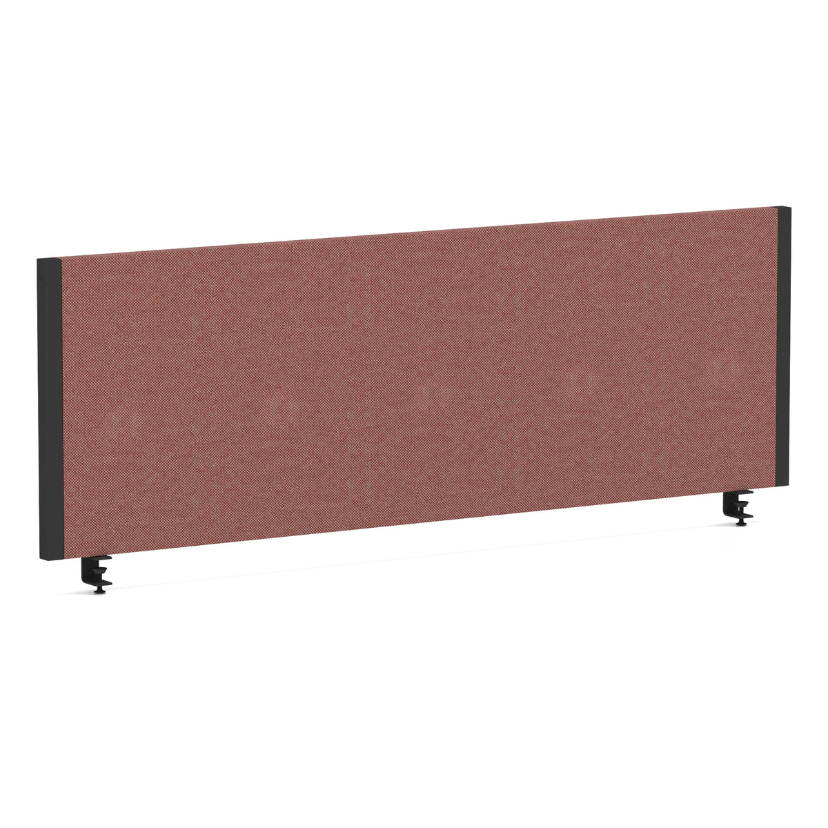 Bramwell Bench Desk Privacy Screen – Black Frame Bespoke Rivet Forge 1200 - Industrious Decor