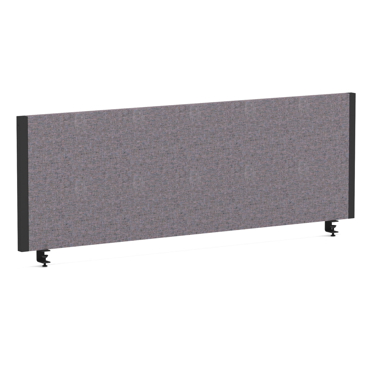 Bramwell Bench Desk Privacy Screen – Black Frame Bespoke Rivet Fuse 1200 - Industrious Decor