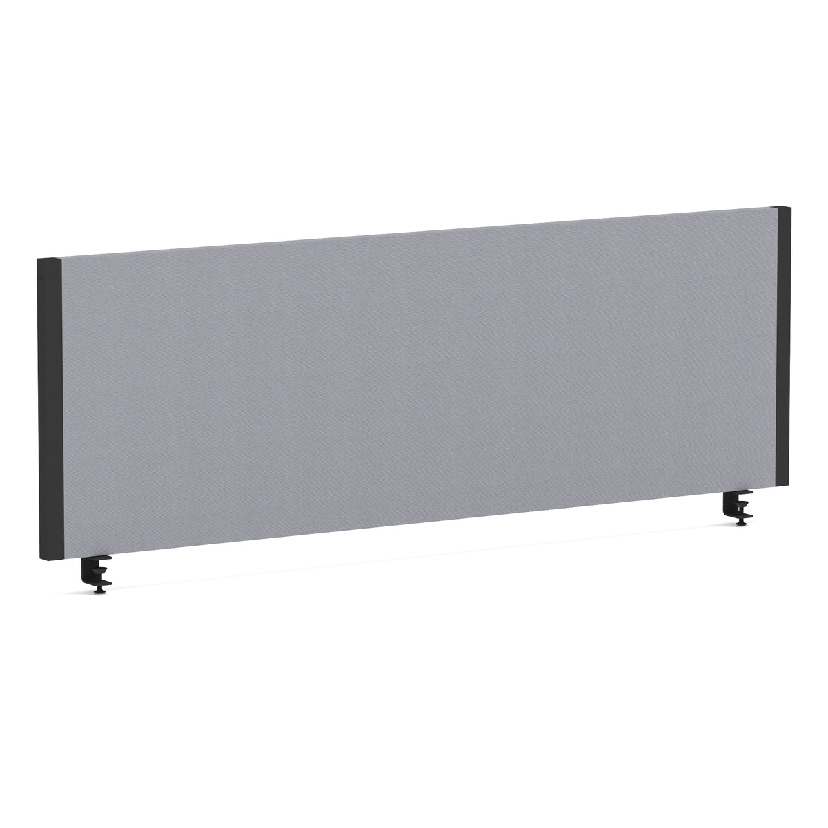 Bramwell Bench Desk Privacy Screen – Black Frame Bespoke Quest Shell 1200 - Industrious Decor