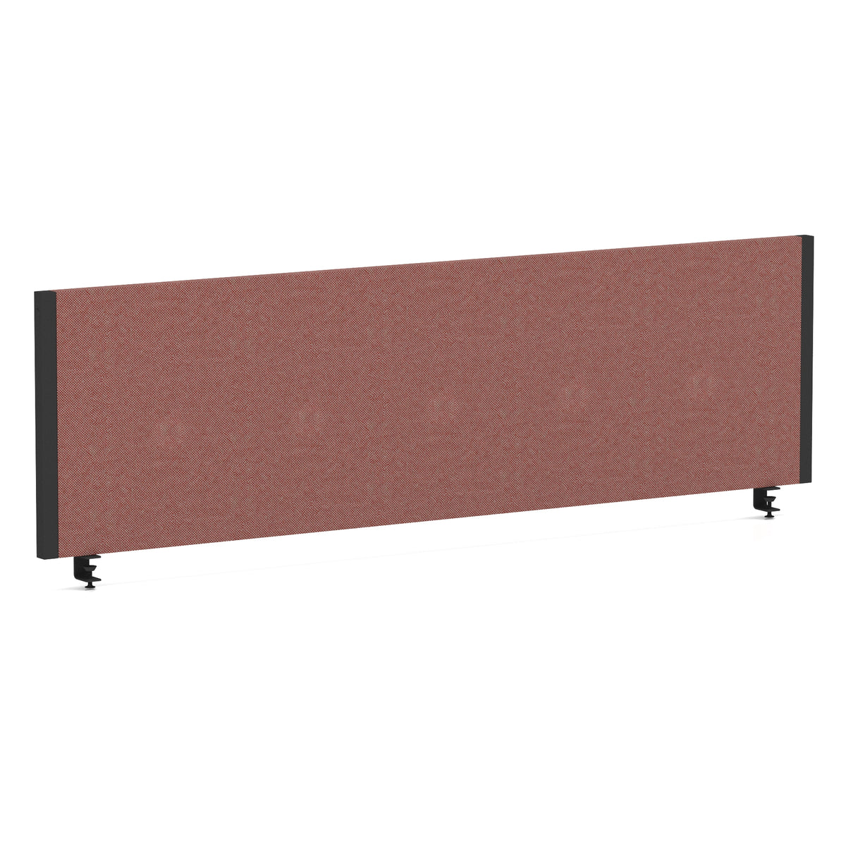Bramwell Bench Desk Privacy Screen – Black Frame Bespoke Rivet Forge 1400 - Industrious Decor