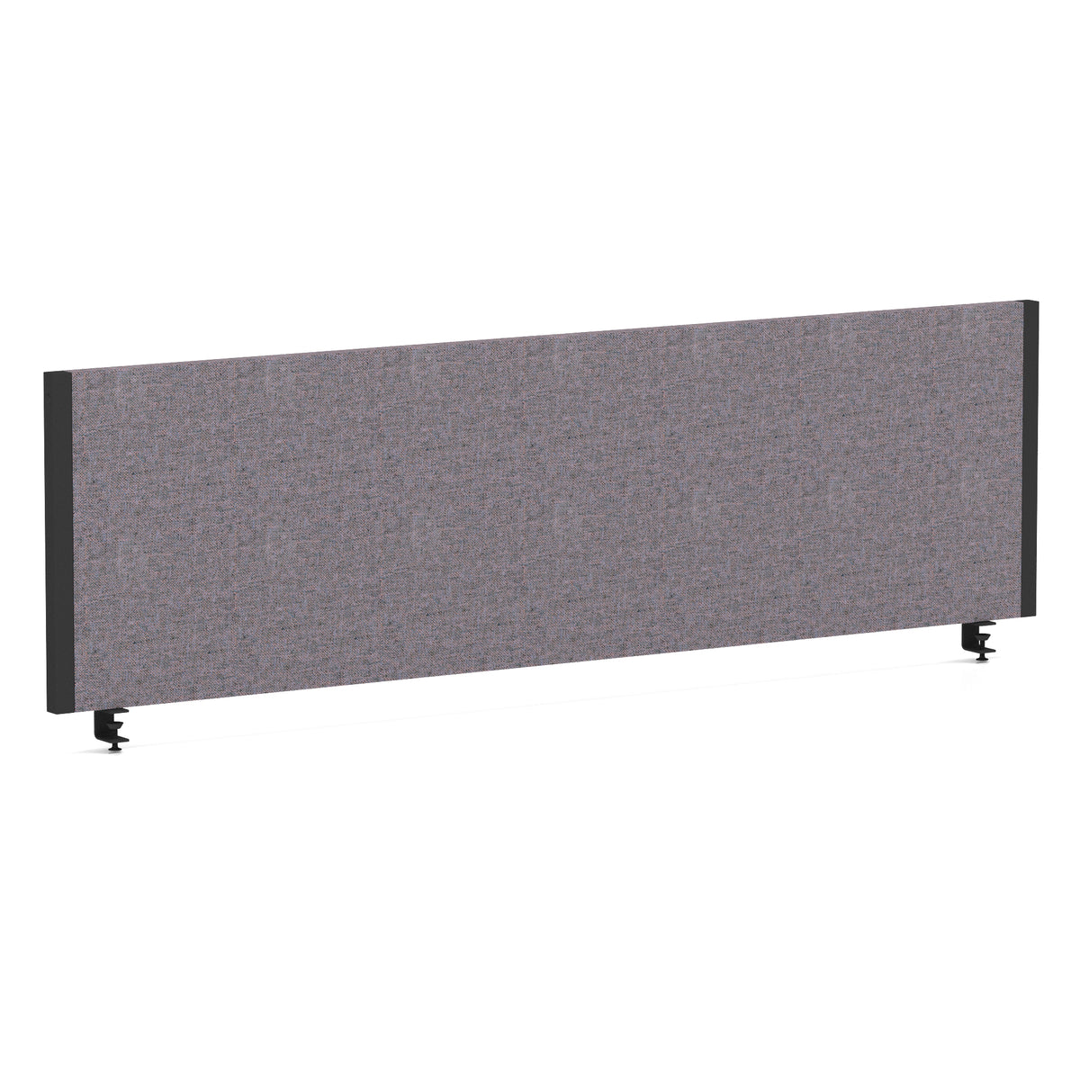 Bramwell Bench Desk Privacy Screen – Black Frame Bespoke Rivet Fuse 1400 - Industrious Decor