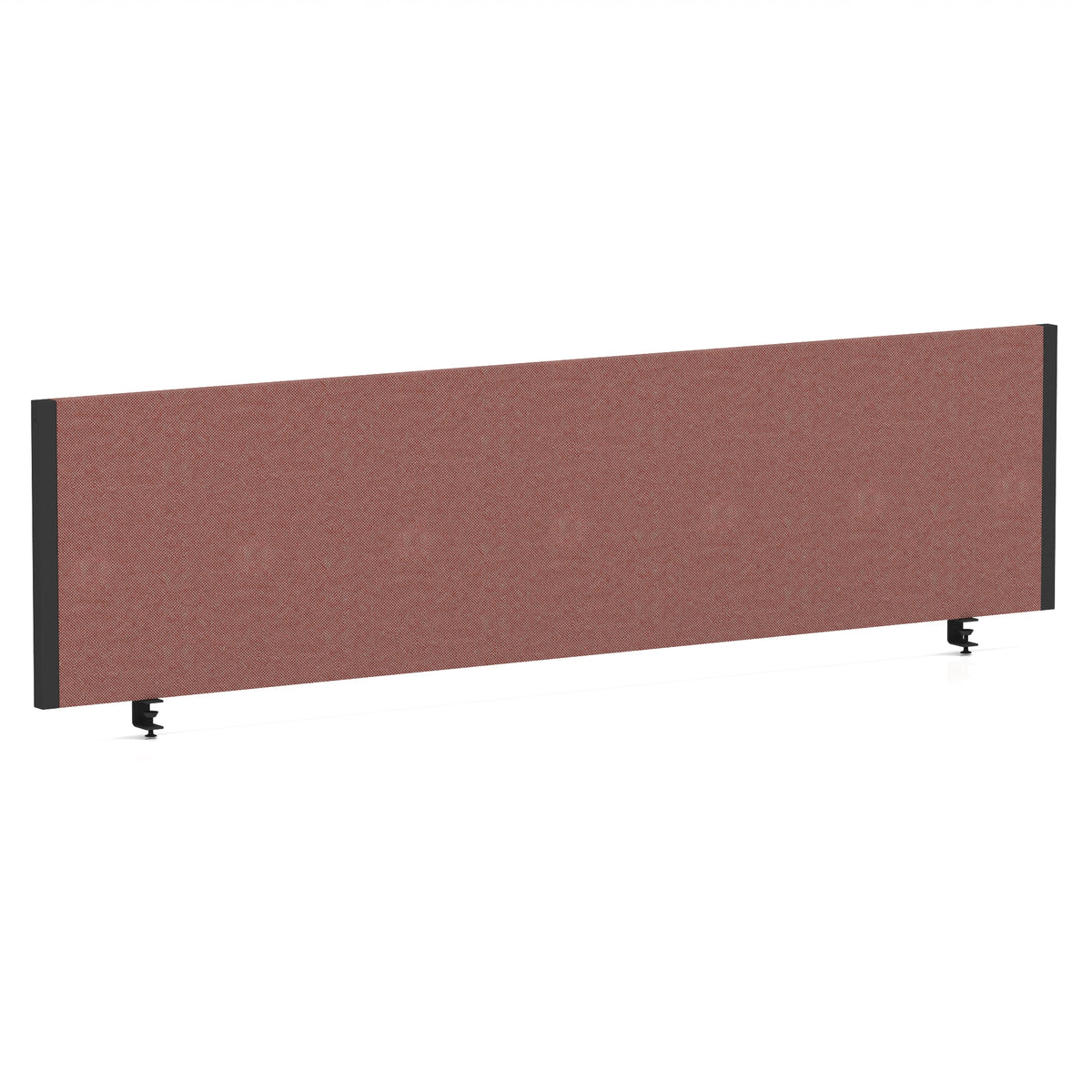 Bramwell Bench Desk Privacy Screen – Black Frame Bespoke Rivet Forge 1600 - Industrious Decor