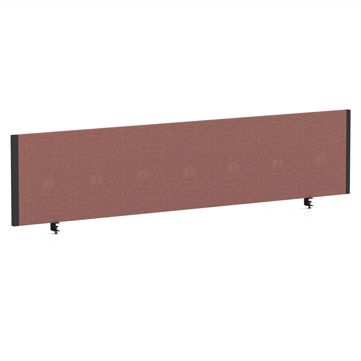 Bramwell Bench Desk Privacy Screen – Black Frame Bespoke Rivet Forge 1800 - Industrious Decor