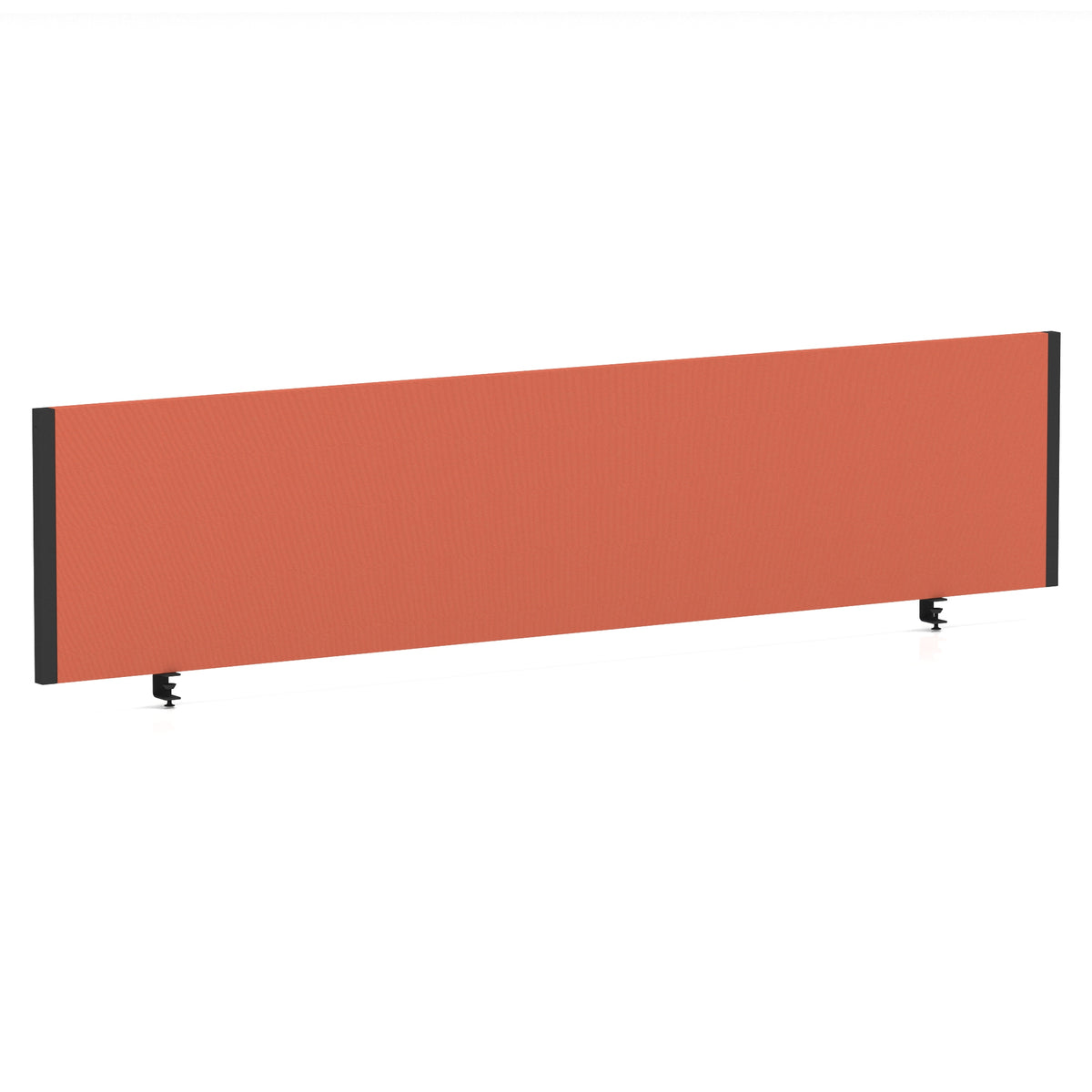 Bramwell Bench Desk Privacy Screen – Black Frame Bespoke Quest Crab 1800 - Industrious Decor