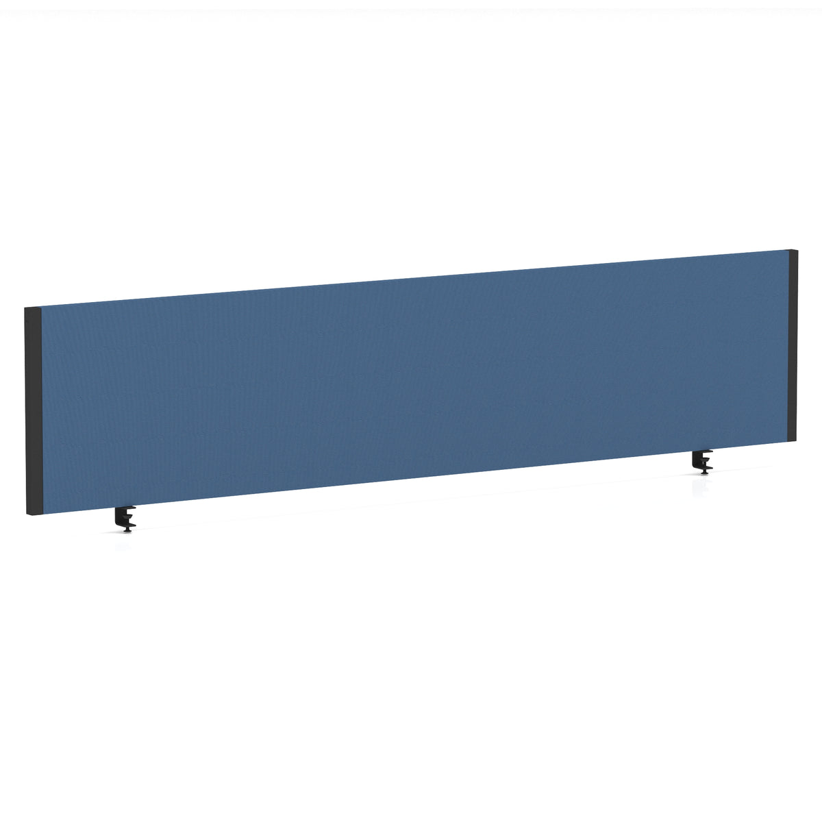 Bramwell Bench Desk Privacy Screen – Black Frame Bespoke Quest Limpet 1800 - Industrious Decor