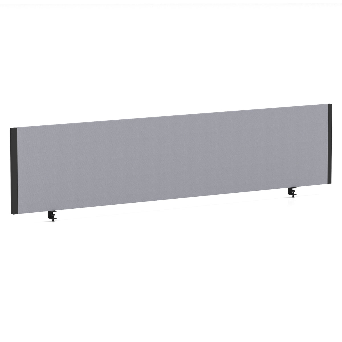 Bramwell Bench Desk Privacy Screen – Black Frame Bespoke Quest Shell 1800 - Industrious Decor