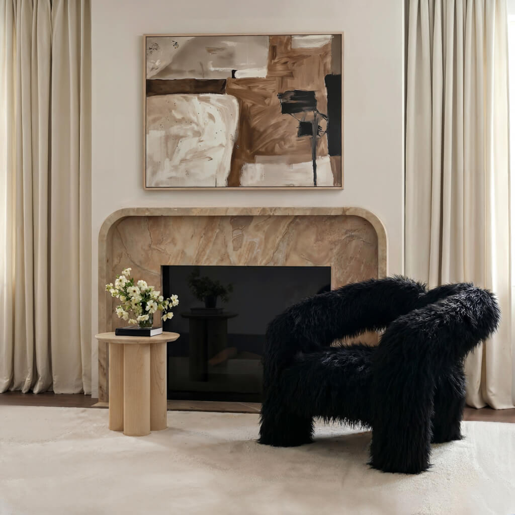 Bloor Side Table Natural - Industrious Decor