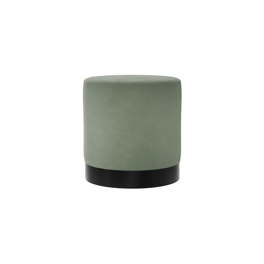 Zara Pouffe Small - Sage Green Velvet - Industrious Decor