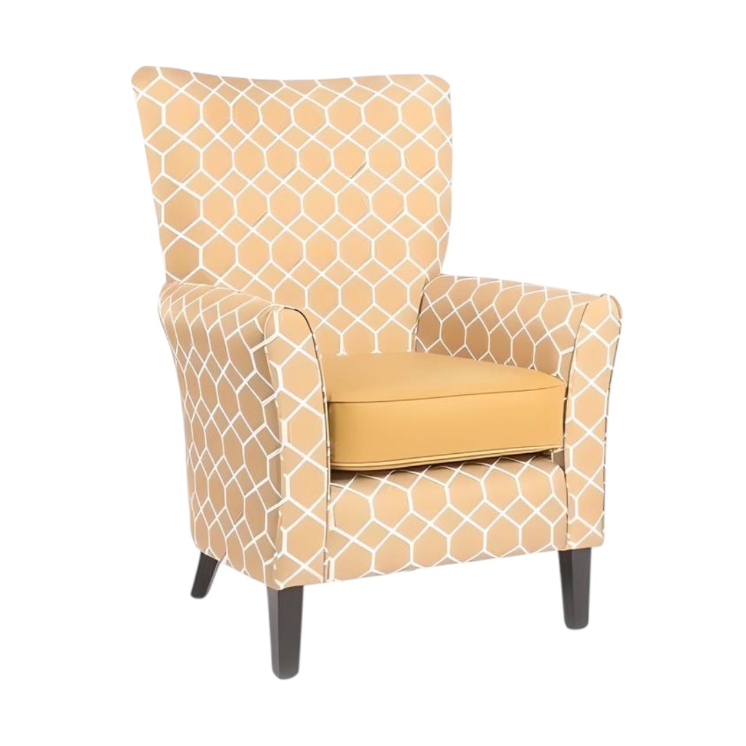 Loxmere High-Back Lounge Chair - Industrious Decor
