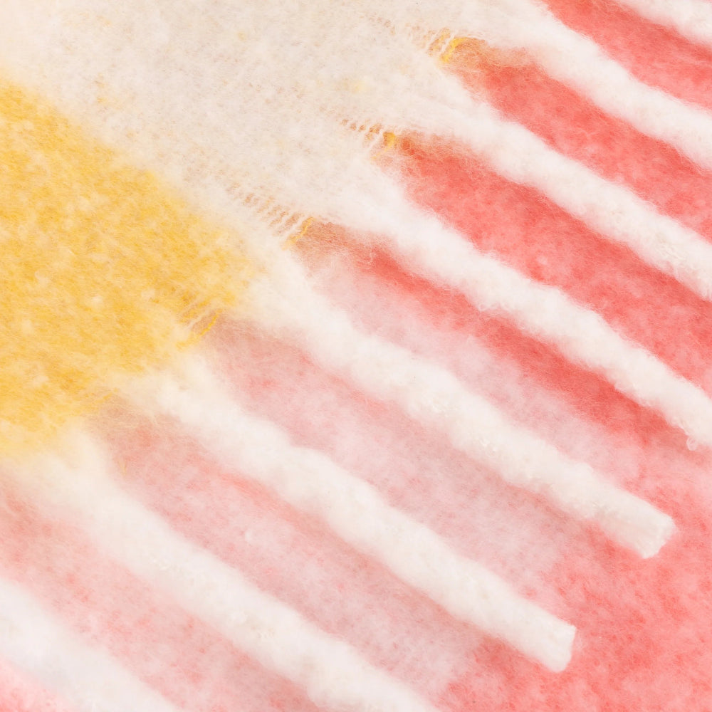 Citrus Checked Throw