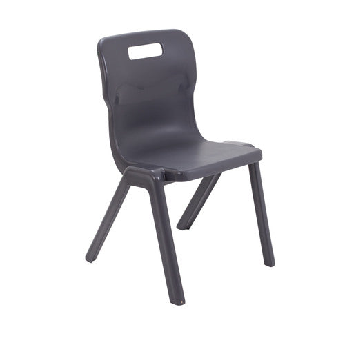 Veyra One-Piece Classroom Chair Charcoal - Industrious Decor