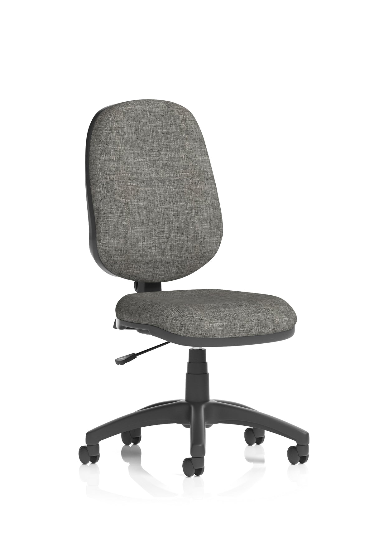Norwood Medium Back Task Operator Office Chair Charcoal Fabric Matching Bespoke Colour None - Industrious Decor