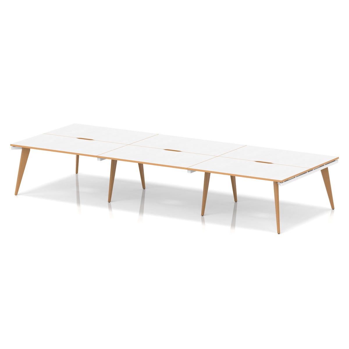 Strand Bench Desk – 2 Person - Industrious Decor