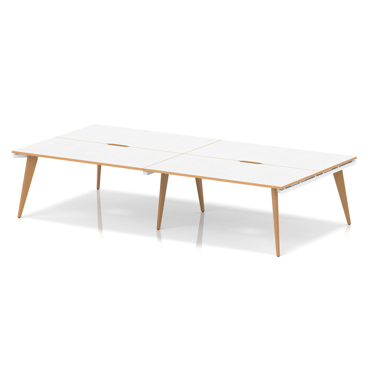 Strand Bench Desk – 2 Person - Industrious Decor