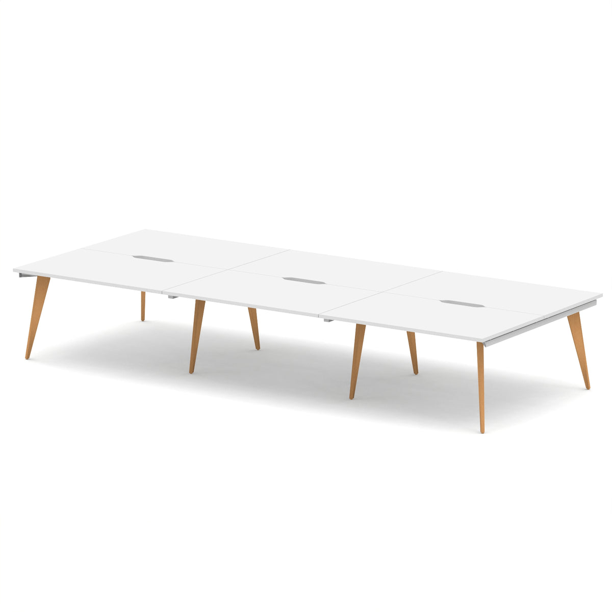 Strand Bench Desk – 2 Person - Industrious Decor