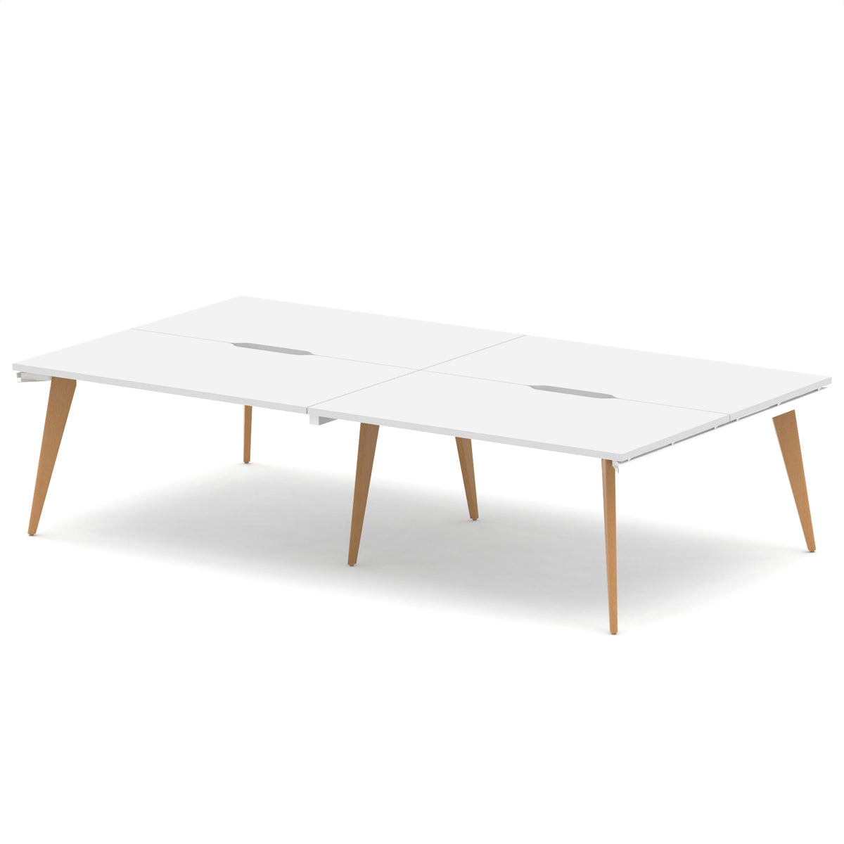 Strand Bench Desk – 2 Person - Industrious Decor