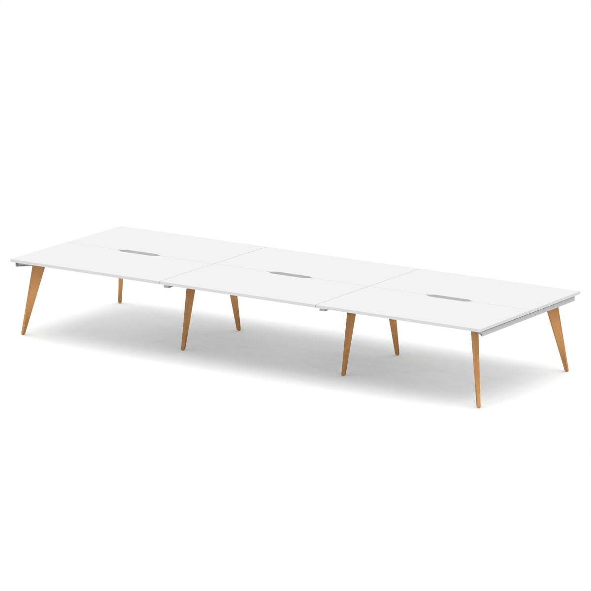Strand Bench Desk – 2 Person - Industrious Decor