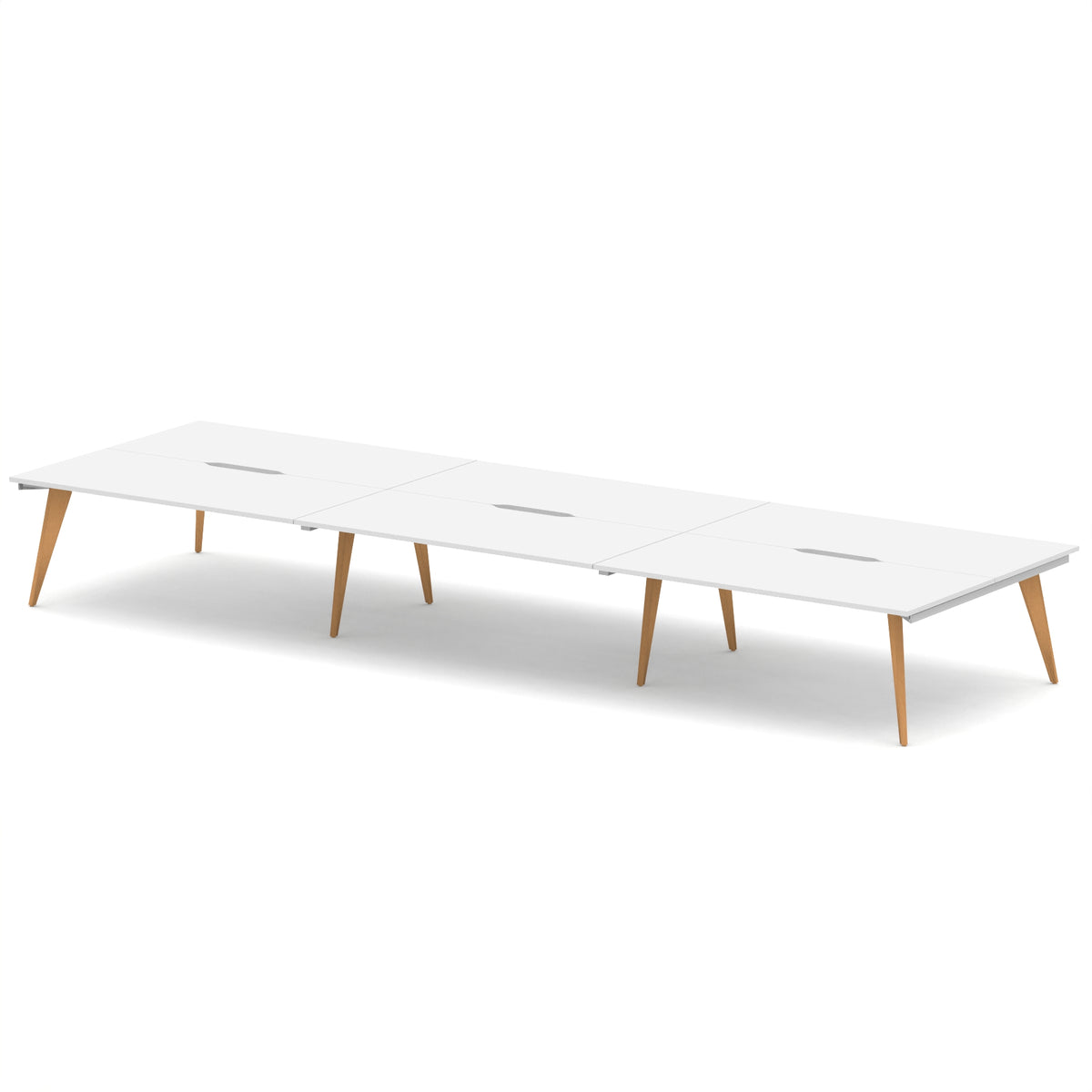 Strand Bench Desk – 2 Person - Industrious Decor