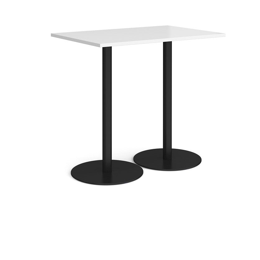 Paisa Double Base Dining Table Black Base