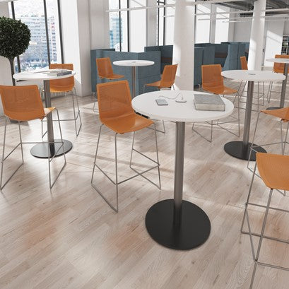 Paisa Poseur Table White Base