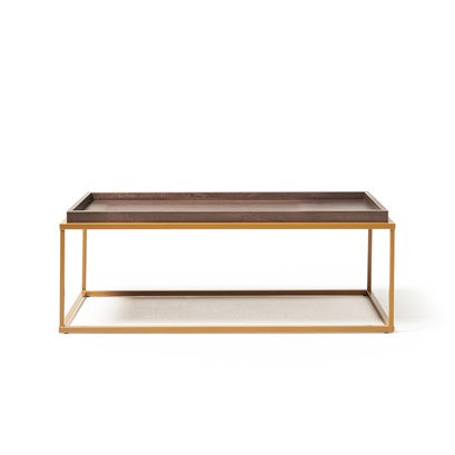 Gilded — Rectangular Coffee Table - Industrious Decor