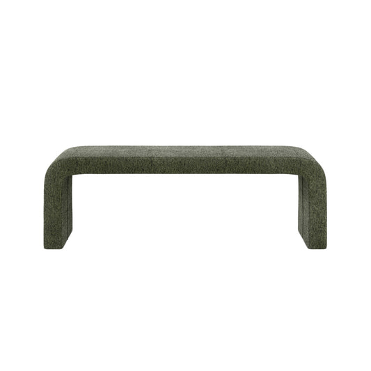 Barlow Bench Fern Boucle - Industrious Decor