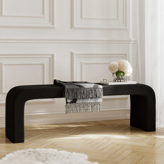 Barlow Bench — Black - Industrious Decor