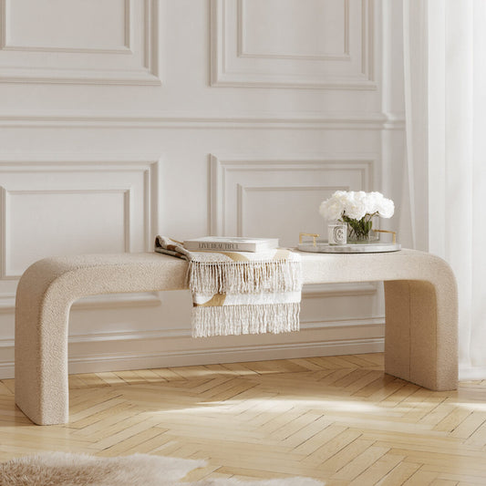 Barlow Bench — Buff - Industrious Decor