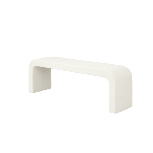 Barlow Boucle Bench - Industrious Decor