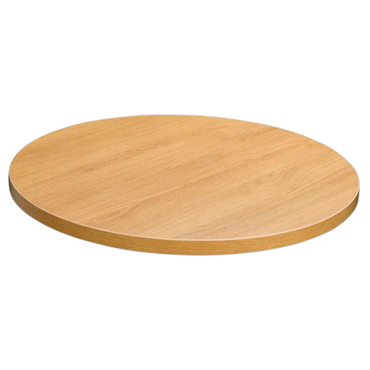 Natural Oak Effect Round Table Top - Industrious Decor
