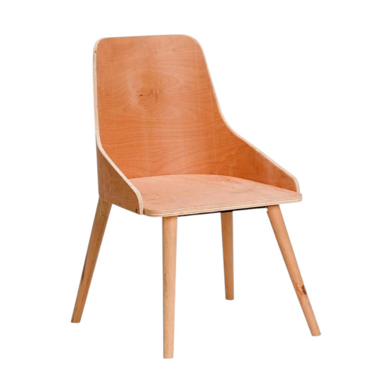 ROWE Side Chair Frame – Raw Frame - Industrious Decor