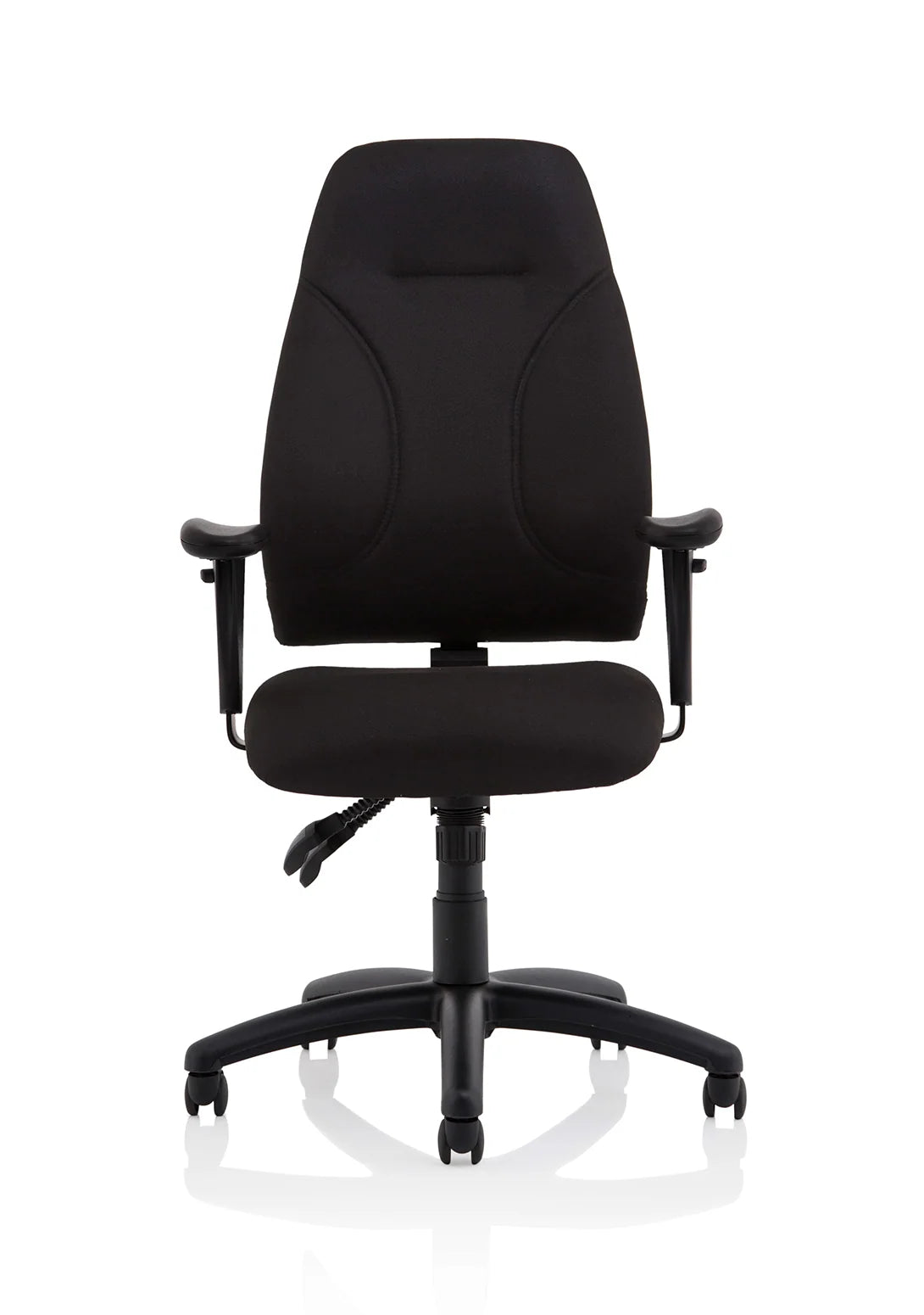 Rutherford High Back Fabric Task Chair | Gas Height | Independent Seat & Back Tilt | Height Adjustable Back & Arms - Industrious Decor